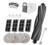 Repuesto Accesorios para Dreame L10s Pro Ultra Heat/ L10s Ultra Gen 2/para Mova E30 Ultra con 1 Cepillo Principal,4 Cepillo Lateral,4 Bolsas Polvo,4 Filtro,4 Paños Fregado Acessórios Substituição Xx