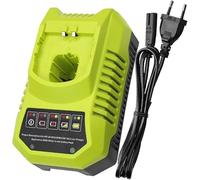 Repuesto Batería para Ryobi 18V 5.5Ah Exemoro y BCL14181H 9.6V-18V Cargador RB18L50 RB18L40 RB18L30 RB18L25 RB18L20 RB18L15 P108 P189 P190 P191 P192 etc (1* Cargador ecológico)