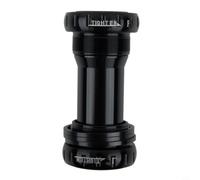 Repuesto BB52 Pedalier 68 73mm con rodamientos de cerámica para bicicletas diseñado para mayor durabilidad y movimiento constante del pedal (negro)