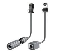 Repuesto Cable Conector Adaptadores Ethernet RJ45 Hembra Cable Extensión Enchufe Ethernet Impermeable Satélite para Starlink Rectangular Gen3 V3 (Conector RJ45)