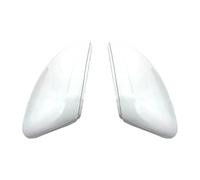 Repuesto Carcasa De Espejo Retrovisor Para Peugeot 208 2008 2012-2018 Para Citroen Para C3 2016 To 2020 Negro Brillante/Fibra De Carbono/Blanco Izquierdo Y Derecho Carcasa(White)