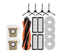 repuesto Cepillo principal, cepillo lateral, filtro HEPA, paño de fregado, bolsa for polvo, compatible con JONR P20 PRO, kit de robot aspirador