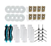 Repuesto Compatible con aspiradora Cecotec Conga 11090 Spin Revolution, Accesorios, Rodillo, Cepillo Lateral, Filtro HEPA, mopa, Bolsas for el Polvo.(Set17)