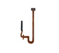 Repuesto compatible con OPPO A17 CPH2477 / A38 CPH2579 / A58 4G CPH2577 / A18 CPH2591 flat flex circuito switch key botón encendido botón power on off + lector de dedos spare part (negro)