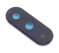 Repuesto compatible con Samsung Galaxy A36 5G SM-A366B A366B A366B Cristal Trasero Lente Lente + Marco Ring Cámara Back Camera (negro)