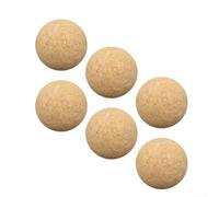 Repuesto Corcho Aglomerado 6 para uds 45mm Repuesto Corcho Aglomerado | Corcho natural aglomerado, precisión superior, tamaño 36mm, ideal para control para rápido, reduce rebotes(36mm Cork Ball)