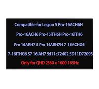 Repuesto de 16 pulgadas para Lenovo Legion 5 Pro-16ACH6H Pro-16ACH6 Pro-16ITH6H Pro-16ITH6 Pro 16ARH7 5 Pro 16ARH7H 7-16ACHG6 7-16ITHG6 S7 16IAH7 5d11c72402 5DD11c72402 11D72 Pantalla LCD de repuesto