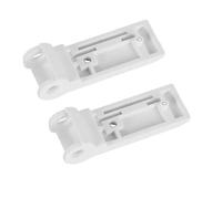 Repuesto de 2 bisagras de puerta, compatible con Dometic, refrigerador, congelador, bisagras de puerta abatible 2412125110, accesorios y accesorios para caravanas