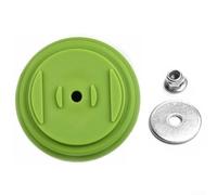 Repuesto de 3 cuchillas de plástico para accesorios de cortacésped, incluye junta protectora y tuerca para herramientas de corte de jardín