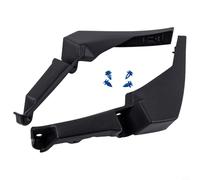 Repuesto de acabado de parachoques delantero izquierdo y derecho, plástico negro, compatible con Range Rover Evoque 2012-2016 OEM LR028550 LR028551 par (1 par)