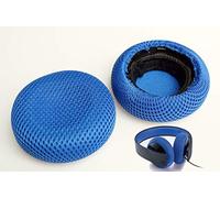 Repuesto de almohadillas de repuesto para Sony PS4, color plateado, Playstation Silver con cable (1 par)