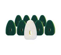 Repuesto de alta resistencia Smilyeez para Scrub Daddy Dish Daddy (paquete de 10) Repuestos para Dish Daddy - Cabezal de repuesto de esponja para