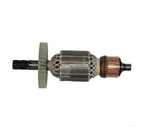 Repuesto de armadura de rotor de 8 dientes para martillo eléctrico HM1306, núcleo de acero de silicona, alambre de cobre, 205 mm de longitud, 147 mm, distancia entre ejes, 1110 g, construcción ligera