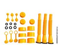 Repuesto de boquilla para lata de aceite, kit de boquilla de lata de aceite, juego de repuesto de boquilla de lata de aceite, boquilla de vertido flexible para la mayoría de latas de aceite de 1/2/5