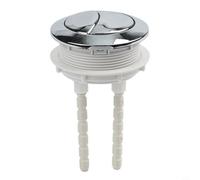 Repuesto de botón de inodoro de doble descarga fabricado con plástico ABS adecuado para aberturas de botón de 60 mm de diámetro
