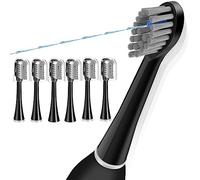 Repuesto de cabezal de cepillo de dientes de hilo dental, compatible con Waterpik Sonic Fusion / 2.0 SF-01, SF-02, SF03 y SF-04 y cabezales de cepillo de dientes combinado de hilo dental (compacto,