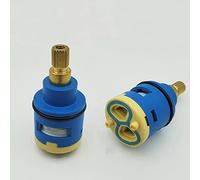 repuesto de cartucho de grifo, 22/25/26/28/33/35/40 mm, grifo de cartucho de disco de cerámica, grifo mezclador de agua, válvula de grifo de cocina de control interno, I-26 mm (color: S 22 mm) (Color