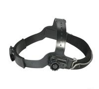 Repuesto de casco de soldadura para cascos de oscurecimiento automático, sistema de correa ABS ajustable para MMA, MIG TIG, máscara de soldador, equipo de seguridad, color negro, 22,7 cm