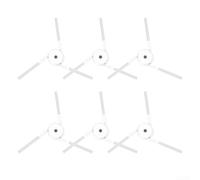 Repuesto de cepillo lateral, para aspiradora robot X50 Pro, 6 paquetes de cerdas de nailon, para accesorios de barrendero de bordes, para limpieza de esquinas, áreas difíciles de alcanzar (blanco)
