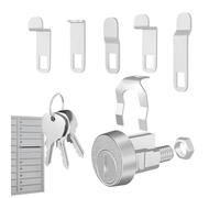 Repuesto de cerradura de archivador | Reemplazo de cerradura de gabinete de archivo de aleación de zinc, suministros diarios para el hogar, balcón, pasarela, entrada, patio, porche, cubierta junto a