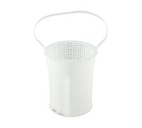 Repuesto de cesta de skimmer blanca para bombas Challenger, compatible con modelo 355318 R38024 27180-219-000, red de filtro de goma, configuración simple