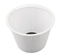 Repuesto de cesta de skimmer de piscina para modelos SP1070 SP1082, base pesada y tapa con bloqueo, red limpiadora de goma resistente (S blanco)