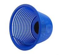 Repuesto de cesta de skimmer de piscina para modelos SP1070 SP1082, base pesada y tapa con bloqueo, red limpiadora de goma resistente (L azul)