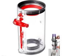 Repuesto de contenedor de polvo compatible con aspiradoras inalámbricas Dyson Cyclone V10 Absolute V10 Animal V10 Animal Pro V10 Total Clean+SV12, piezas de repuesto No.969509-01