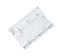 Repuesto de deflector de puerta de piscina con esponja para una mejor captura de desechos y circulación del agua, 19,5 x 14 x 2,7 cm, plástico blanco de una sola pieza