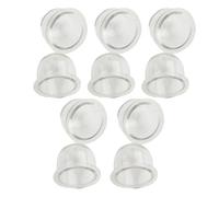 Repuesto de desbrozadoras transparentes de PVC para combustible, paquete de 50 bombillas de motosierras de carburador para piezas compatibles con sopladores de imprimación - (19 mm OD)