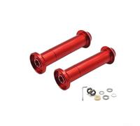 Repuesto de eje de metal para DAIWA para DRT para MK1 CQ200 Carrete de pesca de cebo compatible con modelos de espátula (2 piezas rojas)