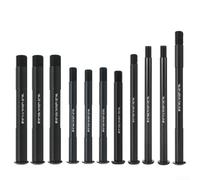 Repuesto de eje pasante delantero y trasero de 12/15 mm 122 181L rosca P1 5 P1 75 diseñado para un rendimiento fiable de ciclismo aleación de aluminio (Φ12 x 180 L x M12 (Φ12 x 142 L x M12 (P1.5) x 19