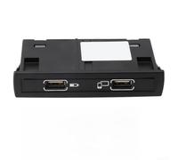 Repuesto de enchufe USB para salpicadero con puertos duales compatible con CLS Clase A GLA CLA GLE A1728202100 Interruptor interior de plástico negro