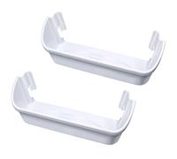Repuesto de estante lateral para compartimento de puerta de refrigerador (2 unidades, 240323001, 15,95 pulgadas de largo), compatible con Frigida
