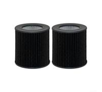 Repuesto de filtro de aire, paquete de 2 unidades H13 True HEPA de 3 etapas con filtro de carbón activado para Molekule Air y Air Plus reduce el polvo con cepillo de limpieza