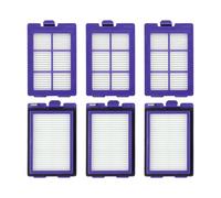 Repuesto de filtro de polvo X8, paquete de 2/6, lavable para aire mejorado (paquete de 6)