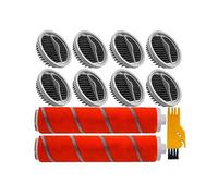 Repuesto de filtro HEPA for cepillo principal de rodillo aspiradora inalámbrica de mano compatible con Xiaomi Roidmi NEX X20 X30 S2 F8 Pro(Set N)