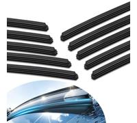 Repuesto de Goma para Limpiaparabrisas Universal, 80CM Compatible con la Mayoría de los Coches, Paquete de 10