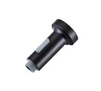 Repuesto de grifo extraíble for fregadero de cocina con 2 modos de rociado, aireador, boquilla dorada cepillada, cabezal de ducha, filtro de grifo ahorrador de agua(Black)