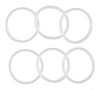 Repuesto de junta de tapa de silicona, para botellas Gx, sellado blanco mate, para paquete de recambio de anillo, piezas aptas para lavavajillas a prueba de fugas, para botella reutilizable