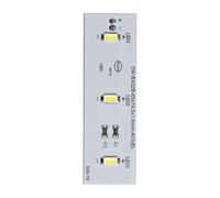 Repuesto de luz interior de refrigerador para Candy y Electrolux | Conjunto de tira LED para congelador SW-BX02B 49031078 | Módulo de lámpara blanca de luz diurna de 65 mm 12 V CC (1 unidad)