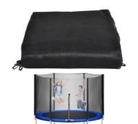 Repuesto de malla de seguridad genérica - Breathable, Wear-Resistant Outdoor Enclosure Net | Fit 6ft, 8 pies, 10 pies Trampolines con 6 oro 8 polos | Durable Protective Replacement for Safe Jumping
