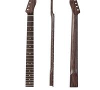 Repuesto de mástil de guitarra, 21 trastes, 22 trastes, mango de arce, diapasón de madera rosa mate para guitarra eléctrica TL (22 trastes c)