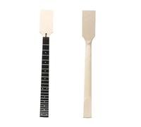 Repuesto De Mástil De Guitarra Diapasón De Ébano De 24 Trastes Con Doble Balanceo Y Mástil De Arce Accesorios Para Guitarra Clavijero