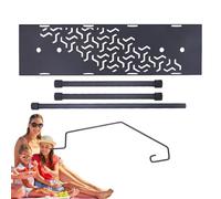 Repuesto de mesa de camping, puente de aleación de aluminio para camping, equipo de placa de repuesto estable y ligero para cocinar, playa, al aire libre, reuniones familiares, barbacoas