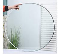 Repuesto de mesa redonda de cristal templado, bordes pulidos de 9 mm de grosor para mesas redondas, ideal para uso doméstico y comedor