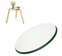 Repuesto de mesa redonda de cristal transparente de 28/35/45/60 cm, ideal para mesas de café, mesas de comedor y mesas de jardín (900 mm/35 pulgadas) y diseño elegante