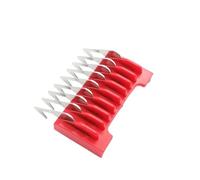 Repuesto De Peine For Cortadora De Pelo De Acero Inoxidable, Compatible Con Wahl Moser 1400 1853 1233 1234 1170 1230 1233-7100(Red-3MM)