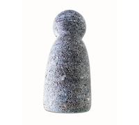 Repuesto de pilón de granito, solo piedra de pilón sin pulir, pesada (no incluye mortero) (forma de campana)