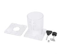 Repuesto de placa base de enrutador de carpintería, accesorio de recortadora de bordes para enrutadores RT0701C/WU601, herramienta de corte de bordes de plástico transparente, guía de placa base de
